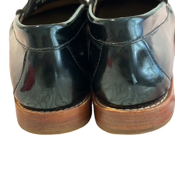 Bass Weejuns Whitney. Black Patent Leather. SZ. 10. Academia. Preppy. Classic - Picture 5 of 12